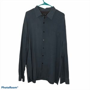 Nat Nast | LNC xxl dark faded blue button up
